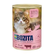 Bozita Feline Pate z Wołowiną Puszka 400g, Drobno Mielone Miękkie Mięso, Nowość!  
