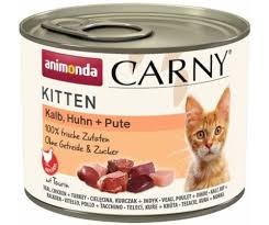Animonda CARNY Kitten Cielęcina, Kurczak i Indyk 200 g