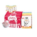 Kit Cat Soya Clump Confetti 3,8 l/2,5 kg, Żwirek Sojowy Zbrylający Pellet z Możliwością Wyrzucania Do Toalety! Delikatny Dla Kocich Łapek i Kolorowy! Delikatny Zapach! Kształt Zapobiega Wynoszeniu Żwirku z Kuwety! Nowość! Korzystny ZESTAW 6x3,8l! 