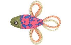 Flamingo Cat Asli Fish 12,5 cm Różowa! Lekka Zabawka Dla Kota Rybka Z Grzechotką i Siateczką!  Nowość!  