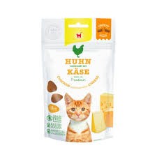 GimCat Crunchy Snacks Kurczak Z Serem 50g! Chrupiące Niskokaloryczne Przysmaki! Nowość!
