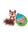 Kong Pull A Partz Tuck! 2 Zabawki W Jednym! Wyjmij Uroczą Wiewiórkę Z Szeleszczącej Kryjówki! Futerko I Kocimiętka! Nowość!