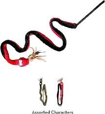 Kong Cat Active Teaser Snake! Pluszowa Wędka Dla Kota Bardzo Długi Grzechocący Wąż 100 cm Z Piórkami I Kocimiętką! Nowość!