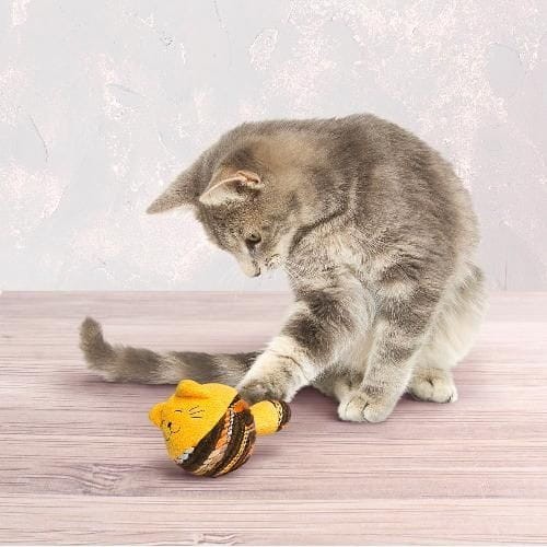 Kong Cat Yarnimals Duże, Miękkie I Lekkie Wełniane Piłki Kotki Z Dzwonkiem I Kocimiętką! Nowość!
