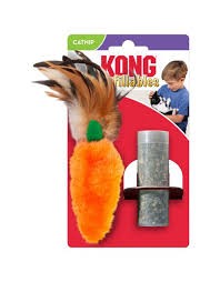 Kong Cat Refillables Mięciutka Marchewka Z Piórkami Do Napełniania Kocimiętką! Kocimiętka Kong W Zestawie! Nowość!