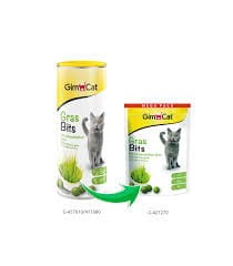 GimCat Gras Bits Kulki z Trawą i Witaminami 425g , NOWA MEGA Paczka!