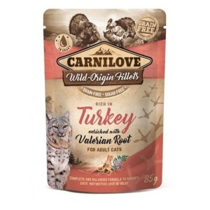 Carnilove Indyk i waleriana saszetki 85 g