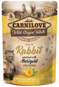 Carnilove Kitten Królik z nagietkiem saszetka 85 g