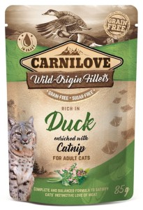 Carnilove Kaczka i kocimięta saszetka 85 g