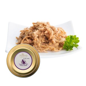 Nuevo Lovely Filet Delicious, Filet z indyka z tuńczykiem, kocimiętką oraz olejem lnianym 85g