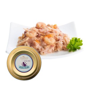 Nuevo Lovely Filet Tender, Filet z kurczaka z krewetkami, mniszkiem lekarskim oraz olejem lnianym 80g