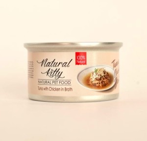 Pettric Natural Kitty Fileciki Z Tuńczyka Z Kurczakiem W Sosie Własnym 80g! Nowość!   