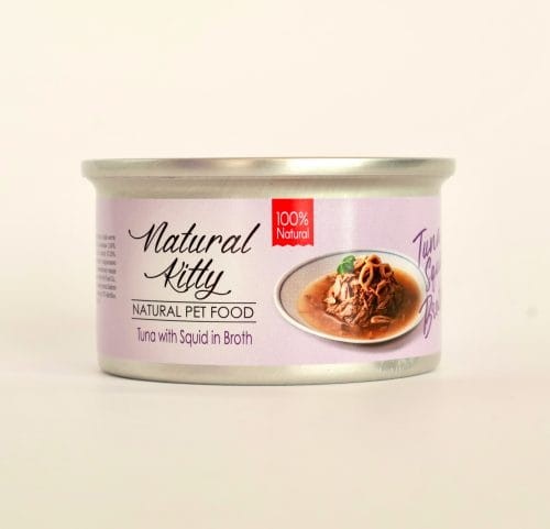 Pettric Natural Kitty Fileciki Z Tuńczyka Z Kałamarnicą W Sosie Własnym 80g! Nowość!    