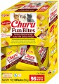 Inaba Churu FUN Bites Kurczak I Tuńczyk Z Serem 96g! Miękkie Kawałki Pieczonego Kurczaka Z Kremowym Nadzieniem Z Kurczaka Z Tuńczyka Z Serem! 8 Oddzielnych Paczuszek Przysmaków W Opakowaniu! Wilgotne I Niskokaloryczne! Nowość!  