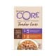 Wellnes Core Tender Cuts Turkey Multipack Zestaw 6 x 85g, 2 Smaki Z Indykiem W Zestawie! Delikatne Kawałki z Dużą Ilością Sosu! Duża Zawartość Tauryny! Nowość!  