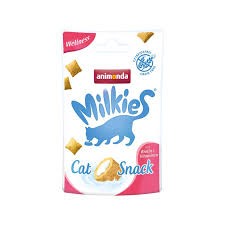 Animonda Milkies Crunchy Pillows Wellness Z Biotyną I Witaminami 30g, Chrupiące Poduszeczki Z Kremowym Nadzieniem! Dla Zdrowej Skóry I Pięknej Sierści! Bez Zbóż! Nowość!  