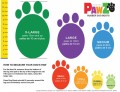 Protex Pawz Boots  Gumowe Ochronne Buty Na Łapki Dla Kota I Psa, Doskonałe Do Zabezpieczania Ran! Rozmiar XXXS, Długość Łapki Do 2,5 cm, Kolor Zielony, 1 Sztuka! Nowość!