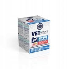 Vet Response Hypoallergenic Dla Kota Królik Zestaw 4 x 85g, Monobiałkowa, Wysoka Strawność, Zamknięty Skład! Polski Producent! Nowość!    