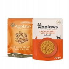 Applaws Filet z Piersi Kurczaka z Dynią W Bulionie Saszetka 70g! Nowa Szata Graficzna! 