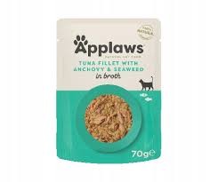 Applaws Filet z Tuńczyka Z Wodorostami I Anchois w Bulionie Saszetka 70g! Nowa Szata Graficzna!       