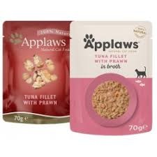 Applaws Filet z Tuńczyka Z Krewetkami w Bulionie Saszetka 70g! Nowa Szata Graficzna!        