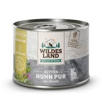Wildes Land PUR KITTEN Czysty Kurczak z Olejem Krokoszowym 200 g, Monobiałkowy! Nowość!     