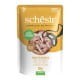 Schesir  Complete Nutrition Filety Z Tuńczyka Z  Kurczakiem w Galarecie Saszetka 85g, Nowa Wersja Z Dodatkiem Witamin I Minerałów! Pełnowartościowa Karma Filetowa!