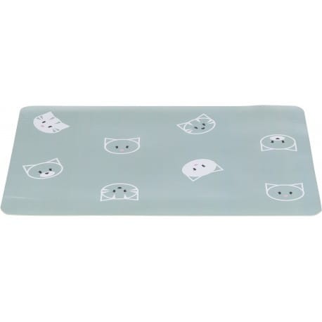 TRIXIE Podkładka Plastikowa Pod Miski Mimi 48 x 28 cm, Szałwiowa, Nowość!