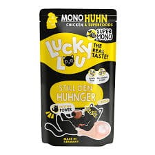 Lucky Lou SuperMono Czysty Kurczak z Topinamburem, Kokosem I Jagodami Goji Saszetka 125g, Nowość! Niemiecki Producent!    