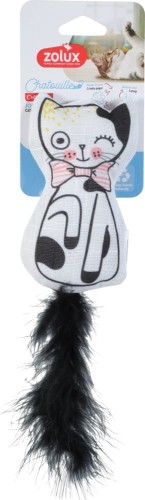 ZOLUX Zabawka Chatouille Zabawka Dla Kota Kot W Wianku Z Piórkami I Kocimiętką 13 cm, Nowość!  