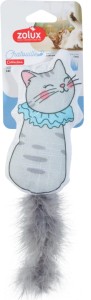 ZOLUX Zabawka Chatouille Zabawka Dla Kota Kot Z Kołnierzykiem Z Piórkami I Kocimiętką 15 cm, Nowość!   