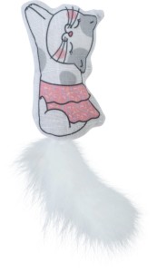 ZOLUX Zabawka Chatouille Zabawka Dla Kota Kot W Tutu Z Piórkami I Kocimiętką 8 cm, Nowość!    