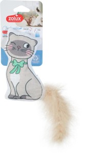 ZOLUX Zabawka Chatouille Zabawka Dla Kota Kot Z Muszką Z Piórkami I Kocimiętką 7,5 cm, Nowość!     