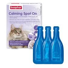 Beaphar Calming Spot On 3 Pipety Po 0,4ml W Opakowaniu, Krople Wspierające Pracę Układu Nerwowego i Wyciszenie! Ekstrakt Z Waleriany W Składzie! 1 Aplikacja Na 7 Dni! Nowość!