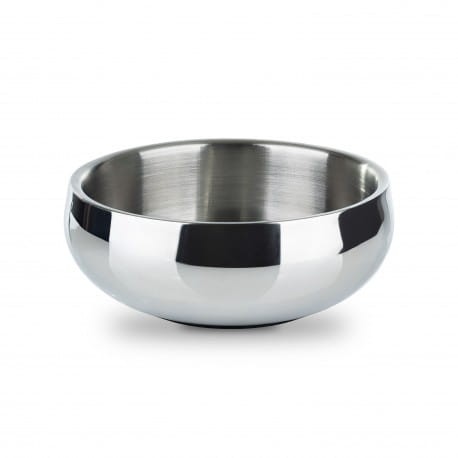 Barry King Antypoślizgowa Miska Ze Stali Nierdzewnej  Z Podwójnymi Ściankami 15 cm, 0,8 l, Na Długo Utrzymuje Temperaturę Posiłku Lub Wody! Nowość!  