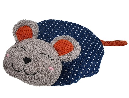 Nobby Zabawka Dla Kota Materiałowa Poduszka Mysz Z Kocimiętką Z Wyjmowanym Wkładem Z Gryki!  28 cm, Nowość!