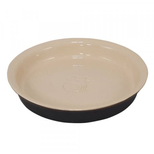 Nobby Miseczka Ceramiczna 0,25l Kremowa/Czarna Z Wytłoczonym Kotkiem! Nowość! 