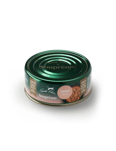 Terra Felis Soupreme Kurczak 70g, NOWA Linia Karm Uzupełniających! Bogaty, Gładki Bulion I Mięso Jakości Human Grade! Wzbogacone Tauryną, Skorupkami Ostryg I Olejem Z Ryb! Bez Żadnych Konserwantów! Nowość! 