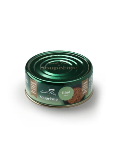 Terra Felis Soupreme Wołowina 70g, NOWA Linia Karm Uzupełniających! Bogaty, Gładki Bulion I Mięso Jakości Human Grade! Wzbogacone Tauryną, Skorupkami Ostryg I Olejem Z Ryb! Bez Żadnych Konserwantów! Nowość! 