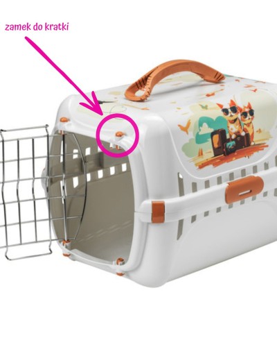 Moderna Trendy Zamek Do Drzwi Metalowych Do Transportera Indy&Louise, 1 Sztuka!