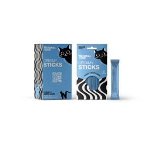 Natural Code Cat Snack Creamy 4x14g Tuńczyk I Owoce Morza! Kremowe Przysmaki Dla Kota W Pojedynczych Opakowaniach! Dodatek Tauryny I L-lizyny! Nowość!    