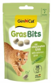 GimCat Grass Bits Przysmaki Tabletki z Trawą i Witaminami 40g, Przysmak I Odkłaczanie! Nowa Szata Graficzna!