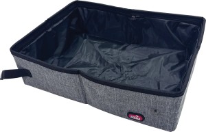 Zolux Materiałowa Kuweta Podróżna Składana Nomad, Mocny Odporny Materiał! Zamykana Na Zamek! Niezwykle Szczelna! Zdejmowany Pokrowiec Wewnętrzny! Łatwe Utrzymanie Czystości! Nowość!