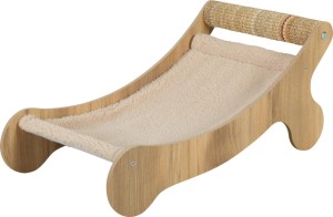 Zolux Boreal 2w1 Legowisko Leżanka Dla Kota Z Belką Sizalową Do Drapania! Miękki Materiał Do Leżenia! Kolor Beżowy! Solidna Konstrukcja! Odpowiednie Dla Kotów do 5kg! Nowość! 