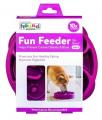 Outward Hound Fun Feeder Mini Fioletowa, Miska Spowalniająca Jedzenie! Antypoślizgowa Podstawka! Możliwość Mycia W Zmywarce! 