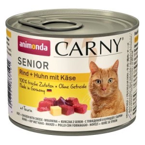 Animonda CARNY Senior Wołowina, kurczak i ser 200 g
