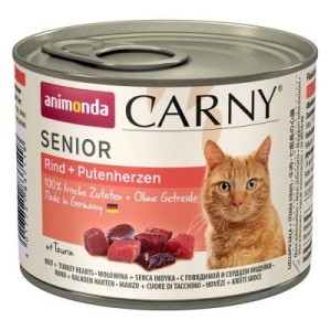 Animonda CARNY Senior Wołowina i serca indyka 200 g