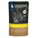 Liebesgut Cat Sensitive BIO 100g, Ekologiczny Indyk Z Dodatkiem Ekologicznych Marchewki, Amarantusa I Chia! Monobiałkowa! Aż 96% Ekologicznego Indyka! Certyfikowane Składniki I Wysoka Smakowitość! Nowość!