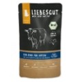 Liebesgut Cat Adult BIO 100g, Ekologiczna Wołowina Z Dodatkiem Ekologicznych Marchewki I Amarantusa! Monobiałkowa! Aż 93,5% Ekologicznej Wołowiny! Certyfikowane Składniki I Wysoka Smakowitość! Nowość! 