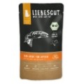 Liebesgut Cat Adult BIO 100g, Ekologiczny Łosoś Z Dodatkiem Ekologicznych Marchewki, Jabłek I Chia! Monobiałkowa! Aż 96% Ekologicznego Łososia! Certyfikowane Składniki I Wysoka Smakowitość! Nowość!   